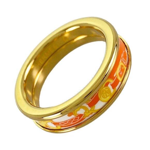 HERMES Brid de Gara Love Gold plated Ring - Picture 1 of 14
